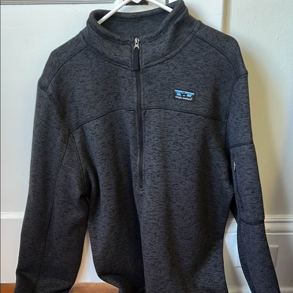 Mens Simply Southern 1/2 zip fleece